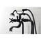 Kingston Brass CCK246K0 Freestanding Clawfoot Tub Faucet Package with Supply Line, Matte Black CCK246K0 - alternate 4